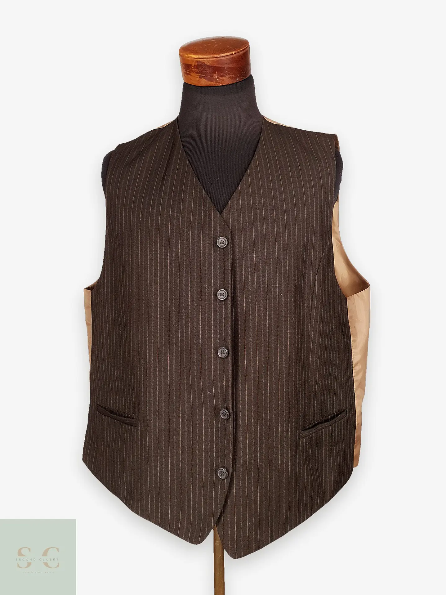 Chaleco Gilet Canda Café Talla 2XL 1