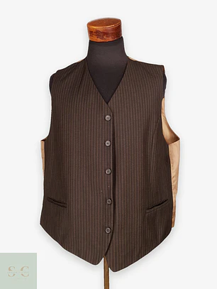 Chaleco Gilet Canda Café Talla 2XL