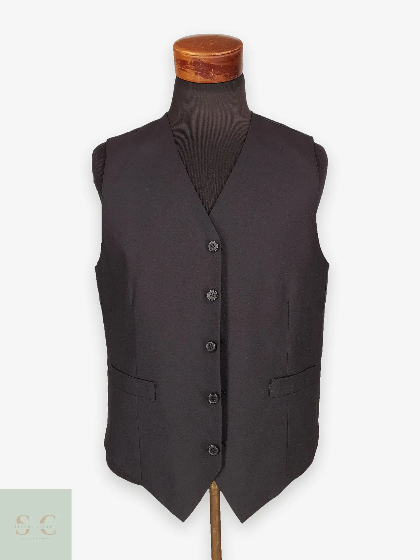Chaleco Gilet A.W. Dunmore Negro Lana – Talla M 1