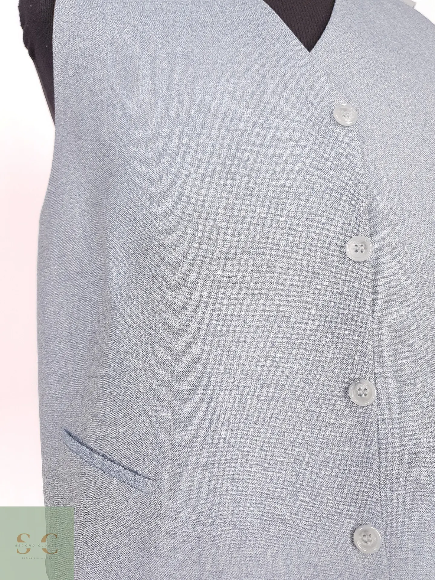 Chaleco - Gilet Celeste Talla L 3