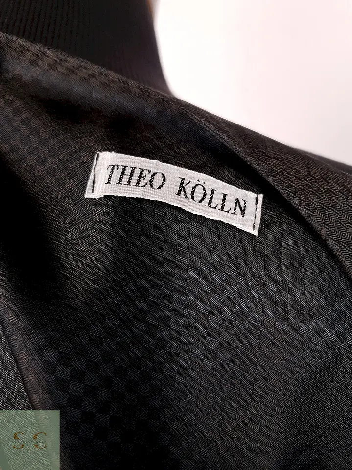 Chaleco Gilet Theo Kollin Diseño Flores Talla LXL 5
