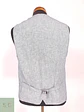 Chaleco Gilet Calamar Celeste Lino Algodón Talla SM - Miniatura 4