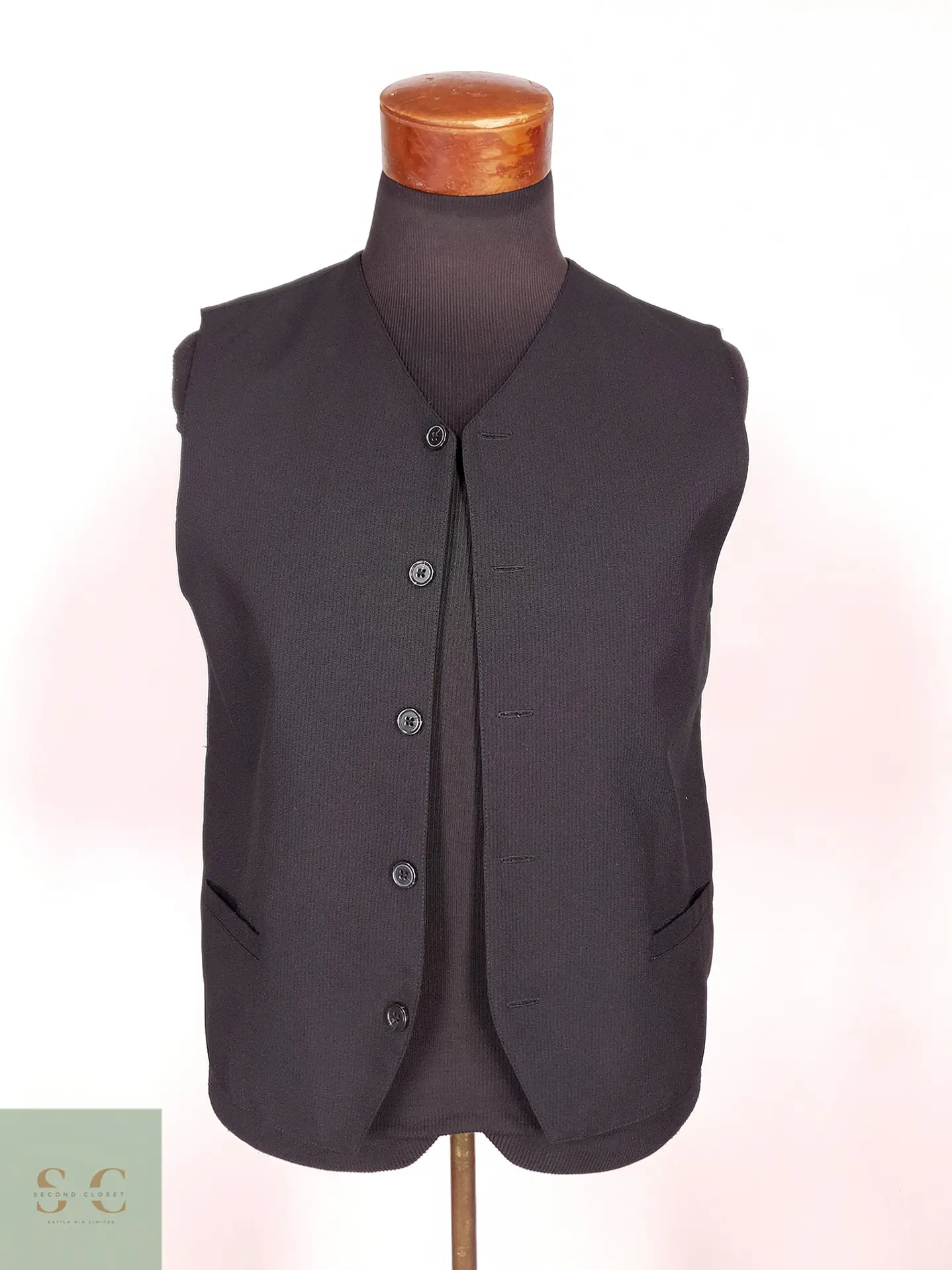 Chaleco - Gilet Palomino Negro Talla S 2