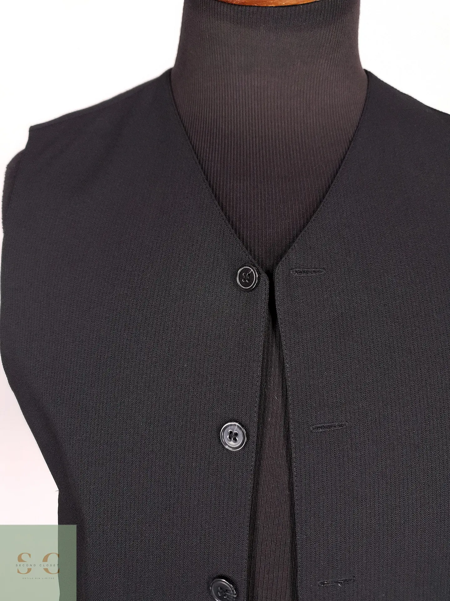 Chaleco - Gilet Palomino Negro Talla S 3
