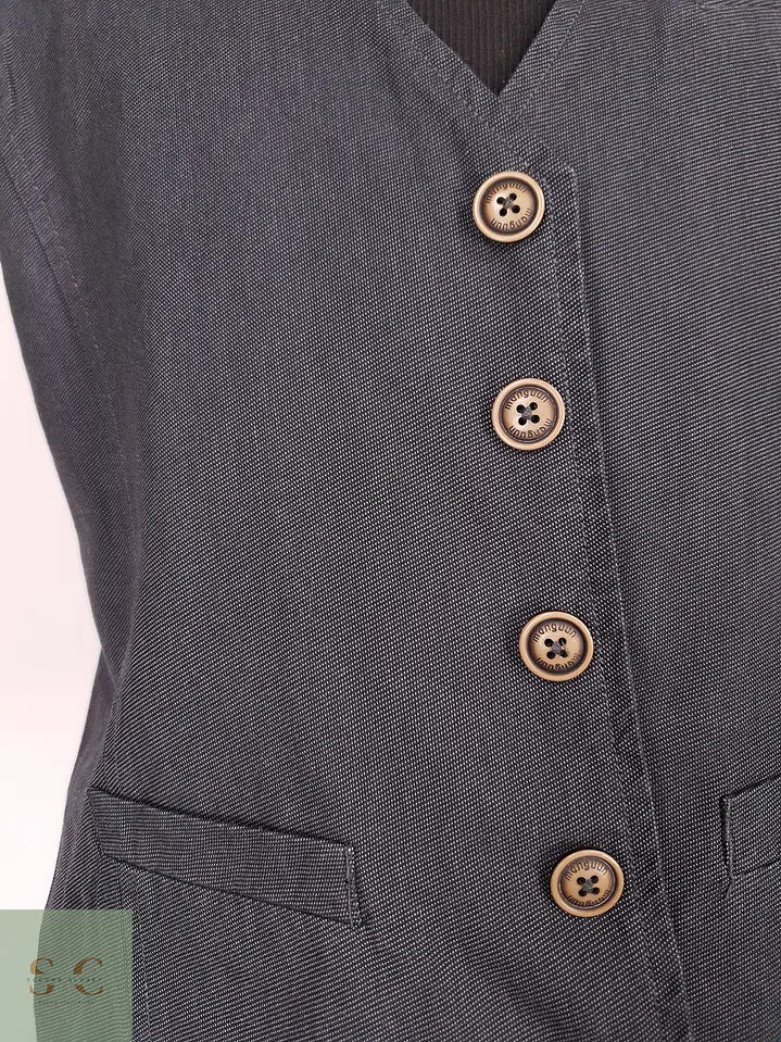 Chaleco - Gilet Manguun Plomo Algodón Talla L 3