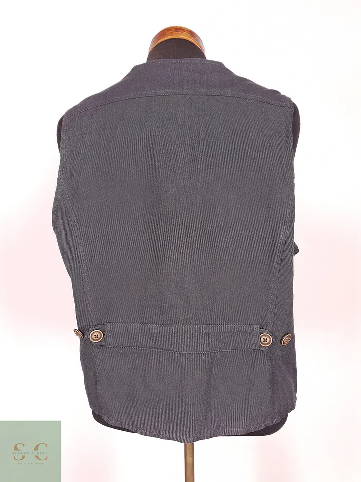 Chaleco - Gilet Manguun Plomo Algodón Talla L 5