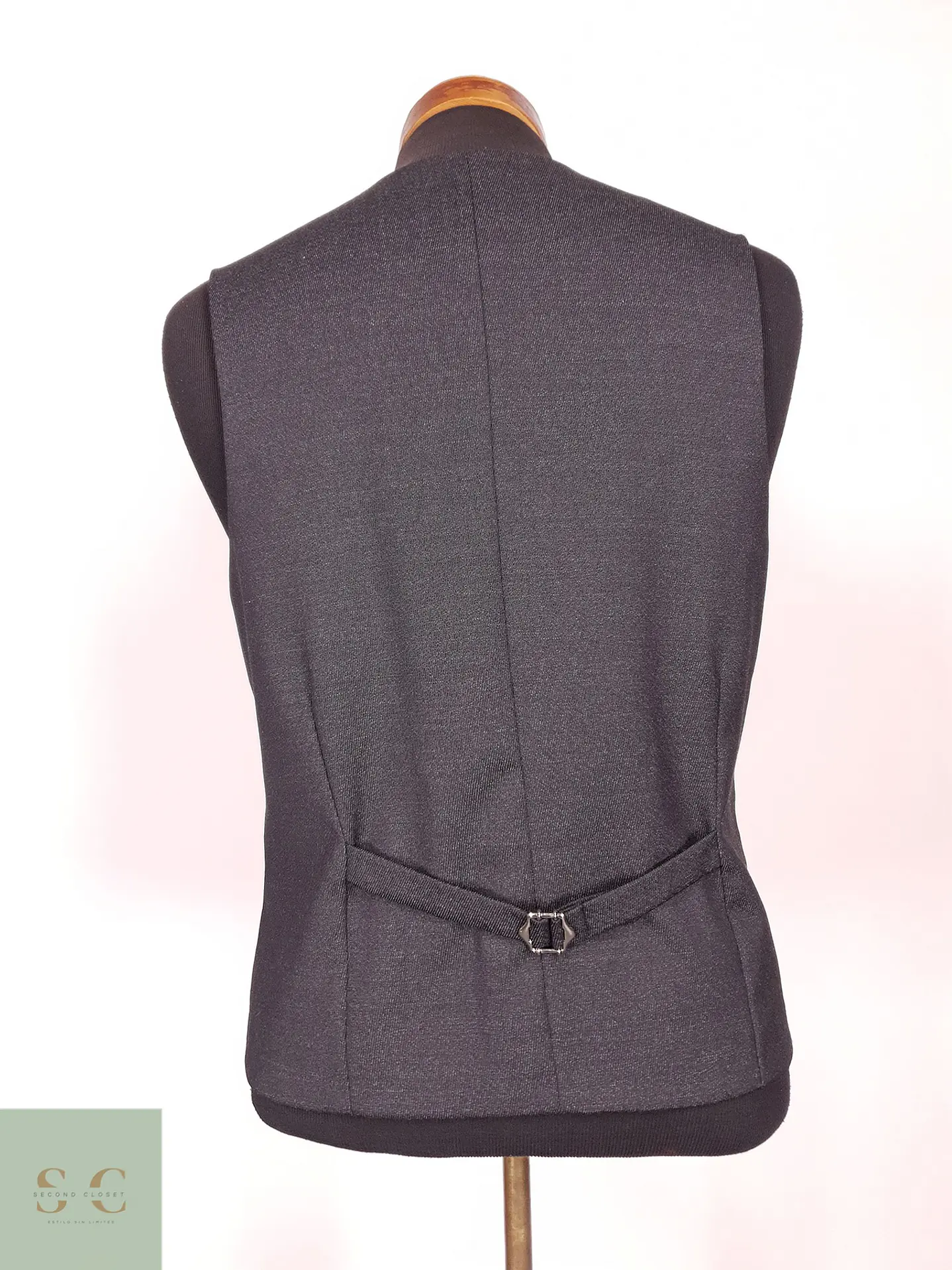 Chaleco Gilet Plomo Lana Talla S 5
