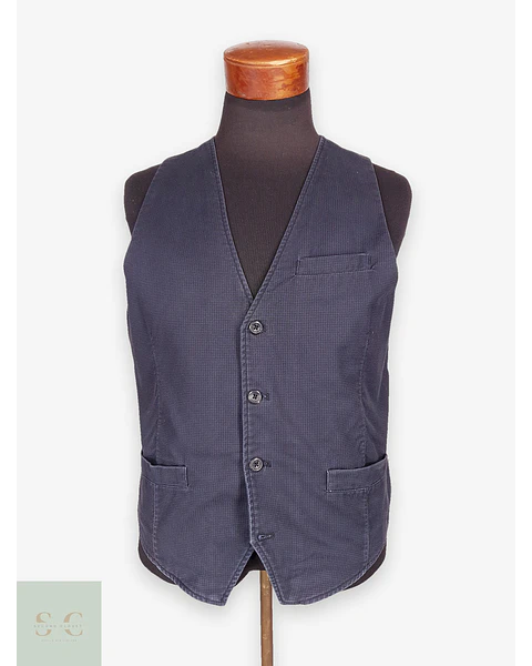 Chaleco - Gilet Smog Azul Algodón Talla S