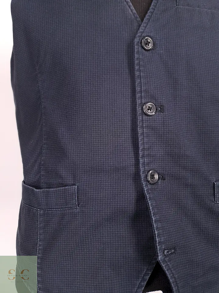 Chaleco - Gilet Smog Azul Algodón Talla S 3