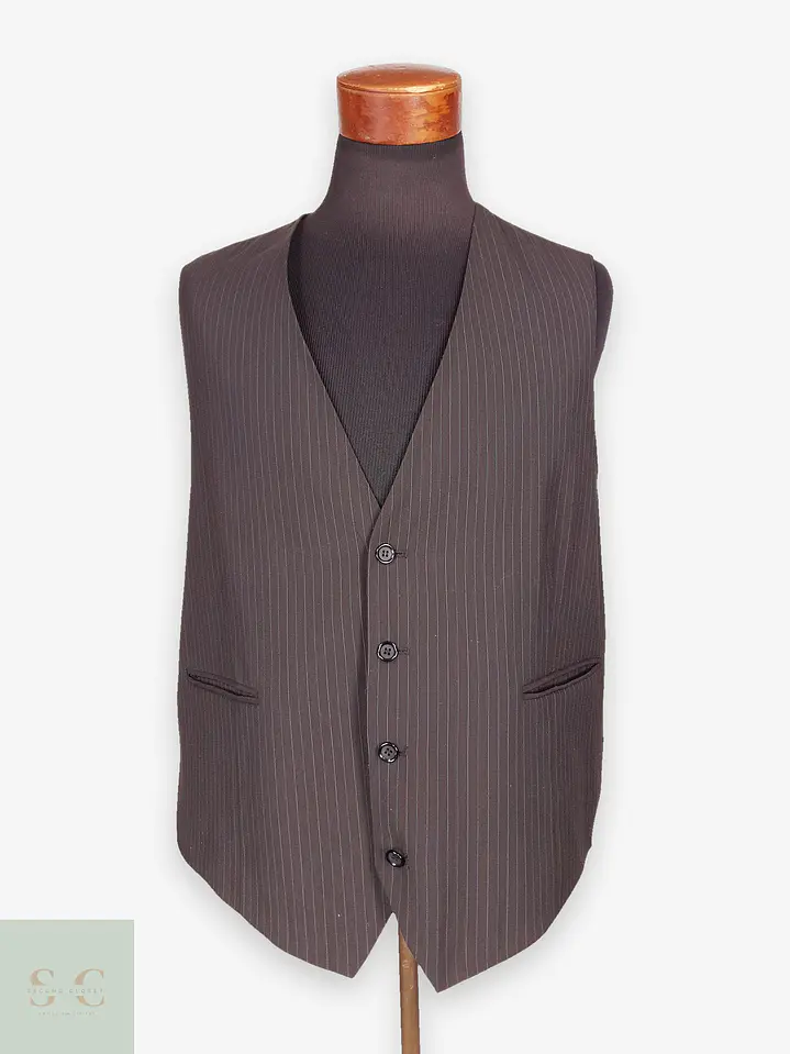 Chaleco - Gilet Canda Café Rayas Talla 2XL 1