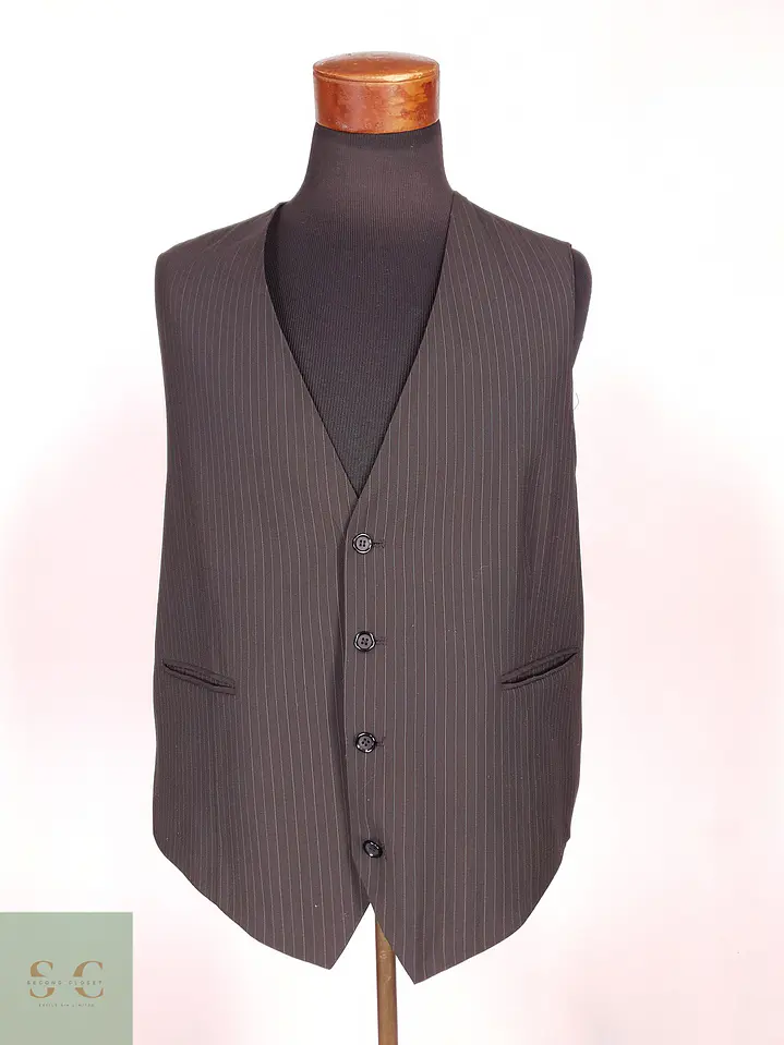 Chaleco - Gilet Canda Café Rayas Talla 2XL 2