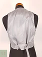 Chaleco Gilet Blanco y Negro Cuadros – Talla S - Miniatura 4