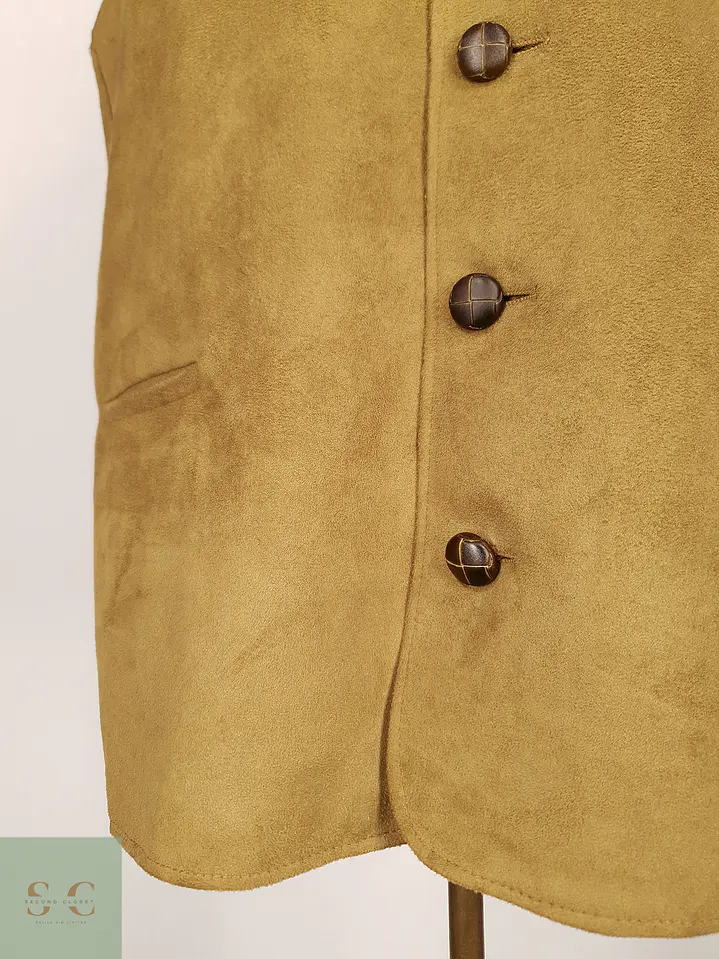 Chaleco Gilet Café Efecto Gamuza – Talla LXL 3