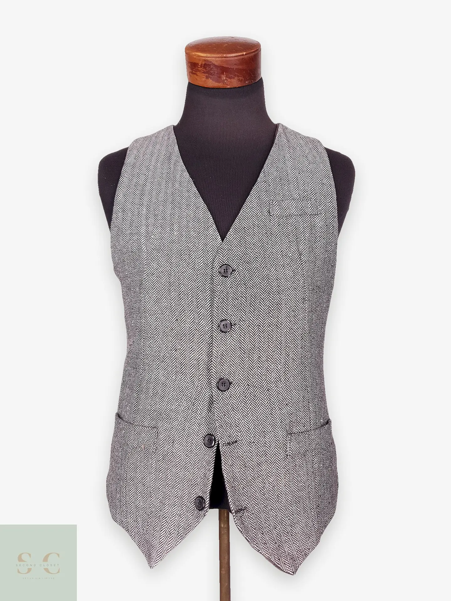 Chaleco Gilet Whatlees Gris Espiga – Talla XS-S 1