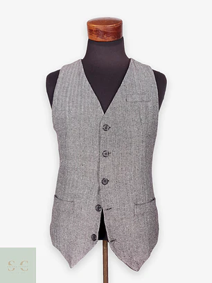Chaleco Gilet Whatlees Gris Espiga – Talla XS-S
