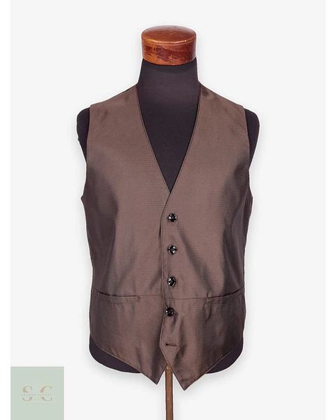 Chaleco Gilet Class Café Talla S