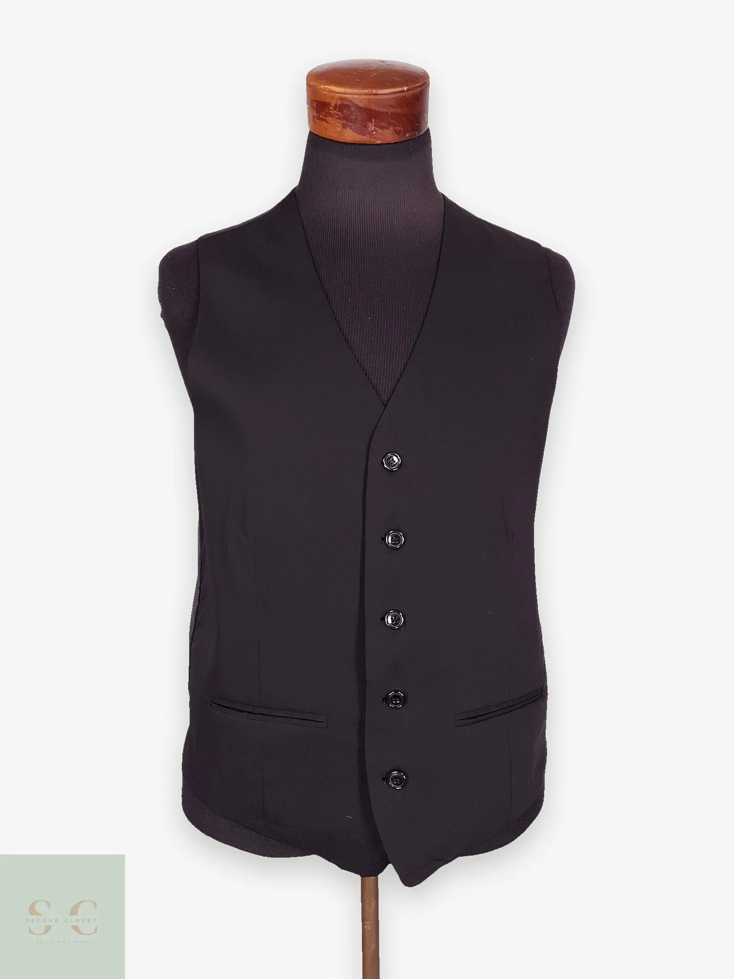 Chaleco Gilet Studio Coletti Negro Talla M 1