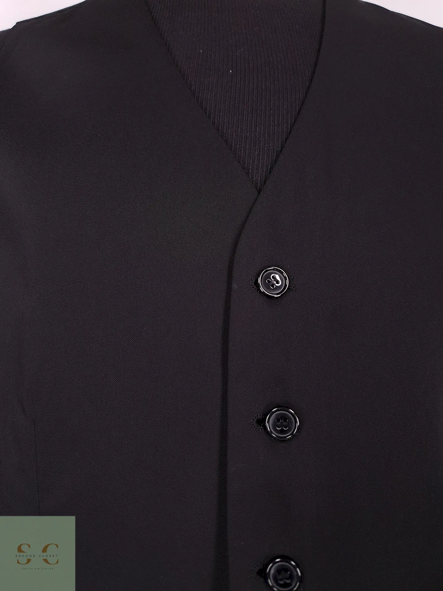 Chaleco Gilet Studio Coletti Negro Talla M 3