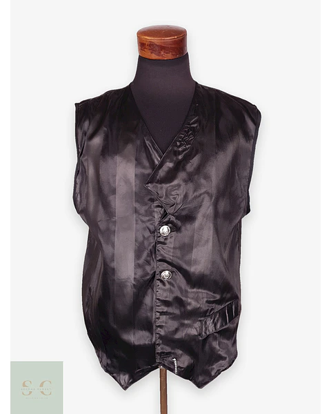 Chaleco - Gilet Negro Poliéster Talla LXL