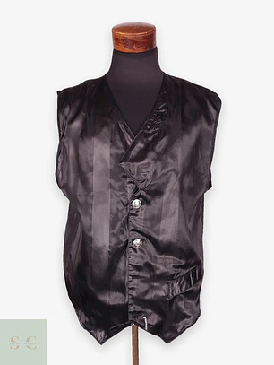 Chaleco - Gilet Negro Poliéster Talla LXL