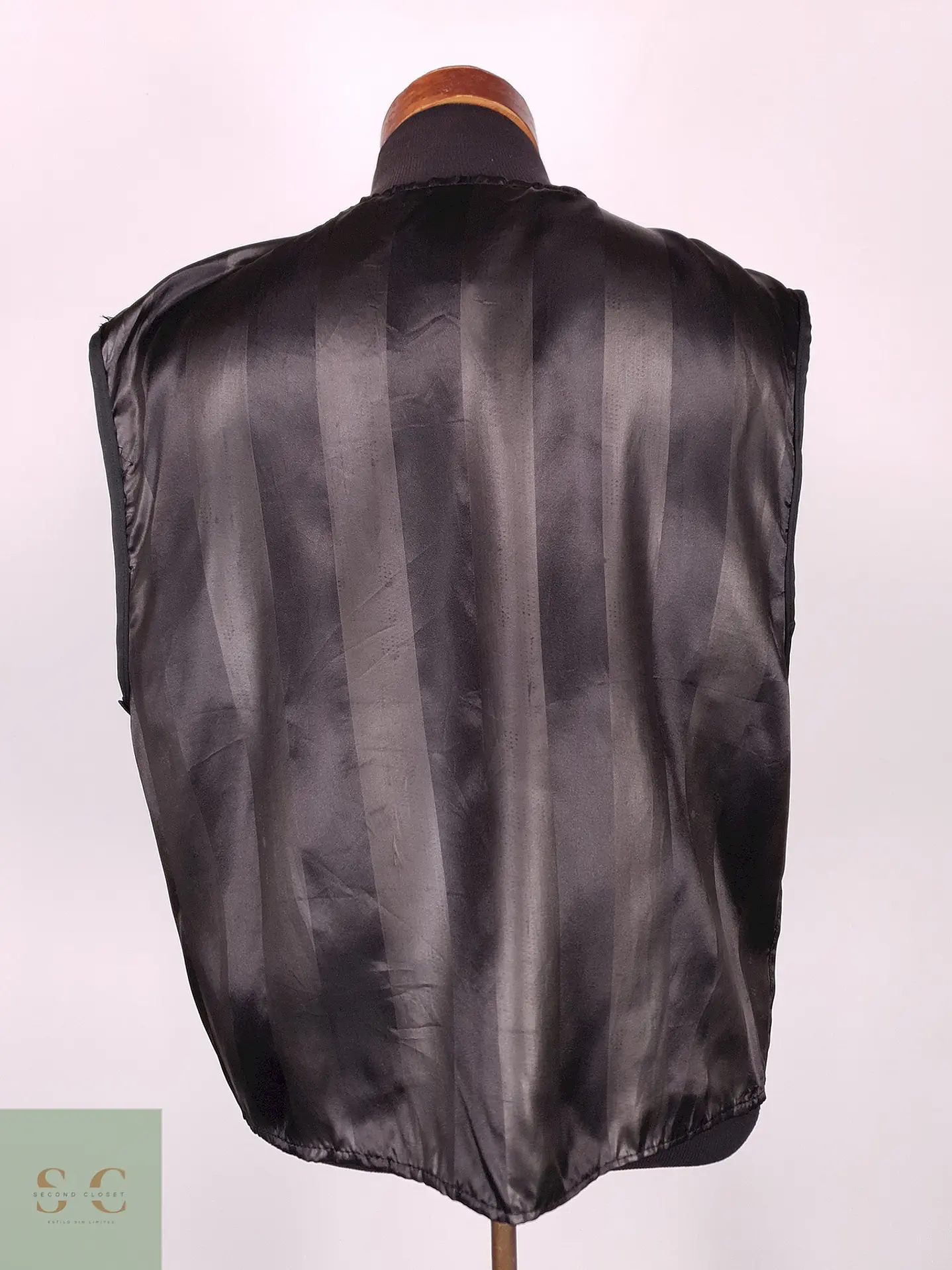 Chaleco - Gilet Negro Poliéster Talla LXL 4