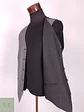 Chaleco - Gilet Plomo Gris Reversible Mezcla Lana Virgen Talla M - Miniatura 4