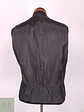 Chaleco - Gilet Plomo Gris Reversible Mezcla Lana Virgen Talla M - Miniatura 6
