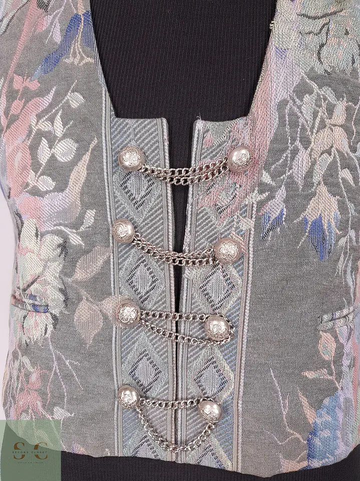 Chaleco - Gilet Flores Talla M MUJER 3