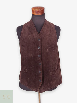 Chaleco Gilet Café Cotelé – Talla SM