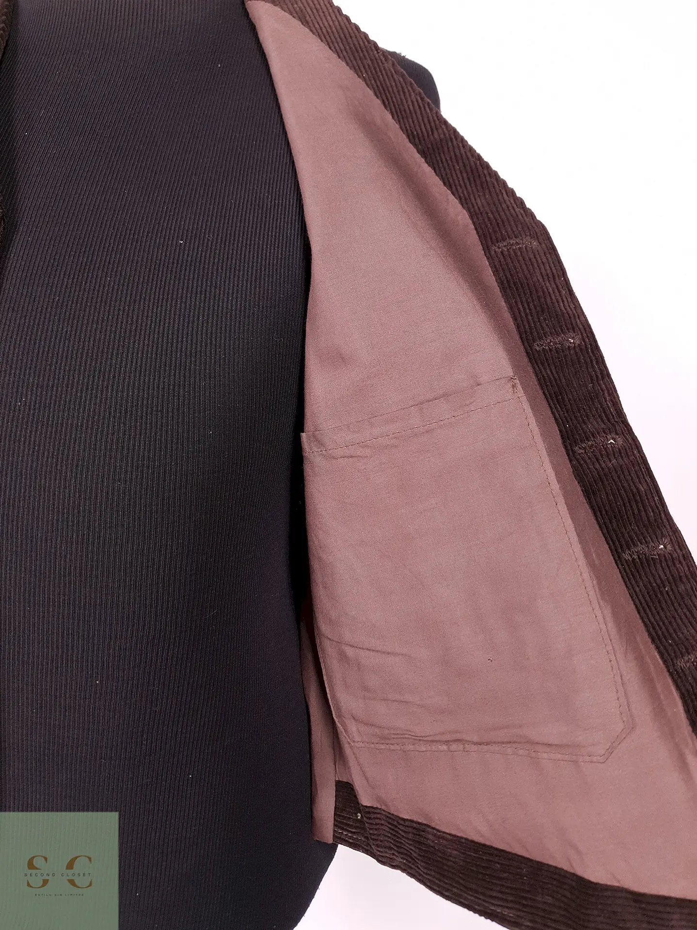 Chaleco Gilet Café Cotelé – Talla SM 4