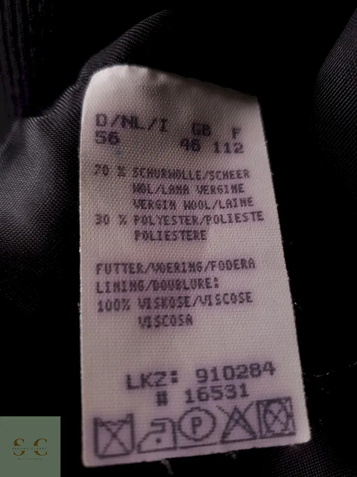 Chaleco Gilet Mans Gris Espiga Lana Virgen Talla LXL 4