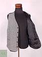 Chaleco Gilet Mans Gris Espiga Lana Virgen Talla LXL - Miniatura 5