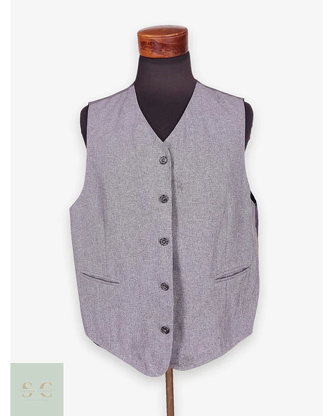 Chaleco Gilet Gris Talla LXL