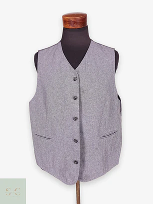 Chaleco Gilet Gris Talla LXL