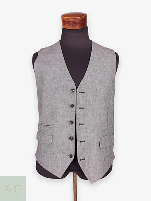 Chaleco Gilet S. Oliver Gris Lana – Talla S