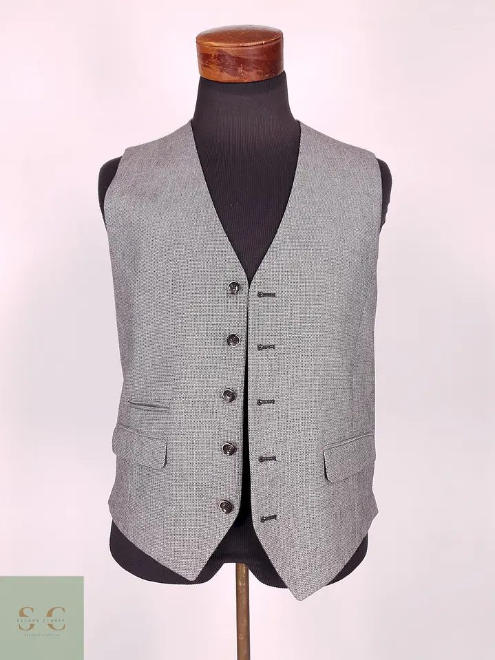 Chaleco Gilet S. Oliver Gris Lana – Talla S 2