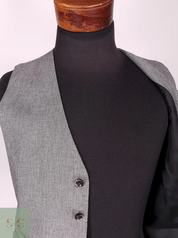 Chaleco Gilet S. Oliver Gris Lana – Talla S 3