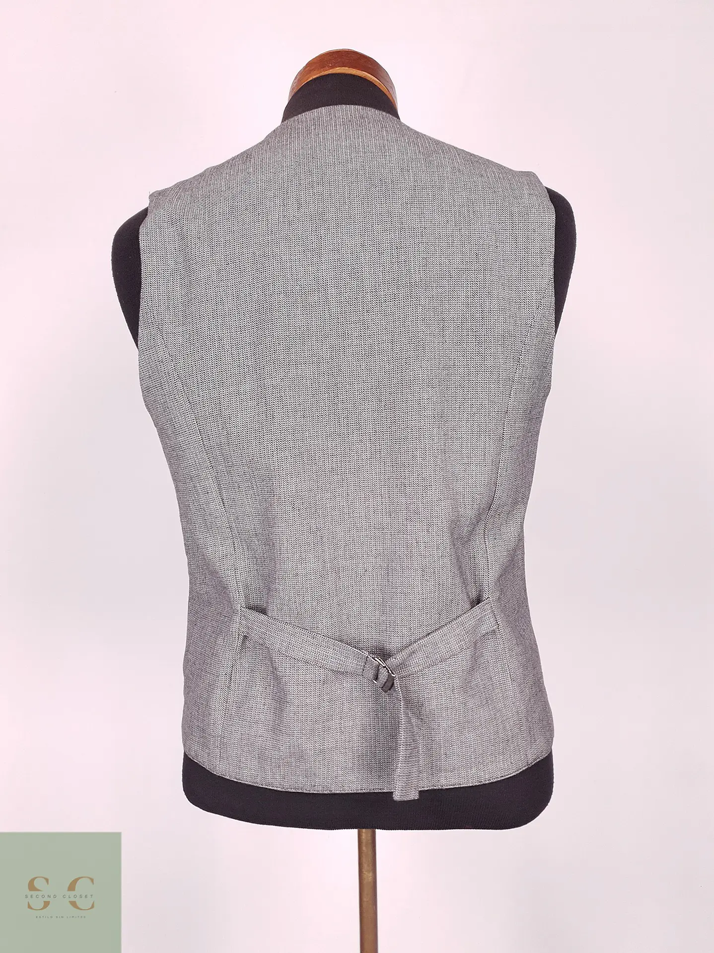 Chaleco Gilet S. Oliver Gris Lana – Talla S 4