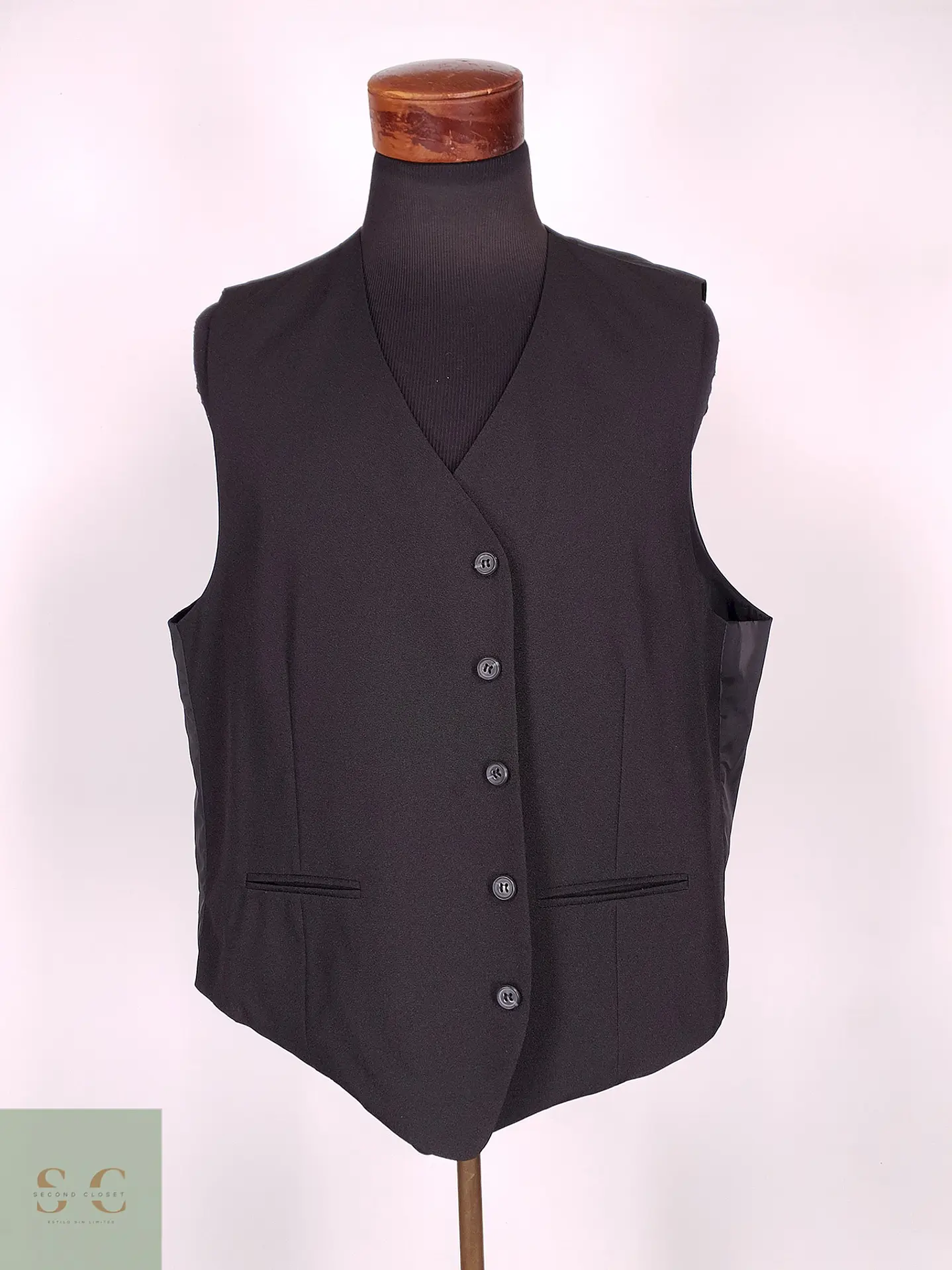 Chaleco Gilet C&A Negro – Talla XL 2
