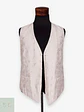 Chaleco - Gilet Wilvorst Blanco Hueso Botones Forrados Talla SM - Miniatura 1