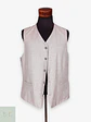 Chaleco Gilet Gris – Viscosa Lino – Talla ML - Miniatura 1