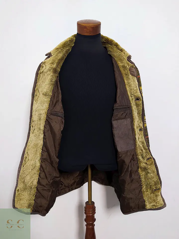Chaqueta Cuero y Lana Vintage TALLA XL 6