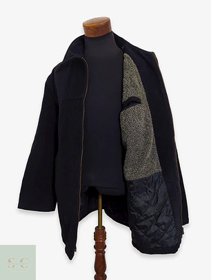 Abrigo Chaquetón Pull & Bear Lana Hombre TALLA XL