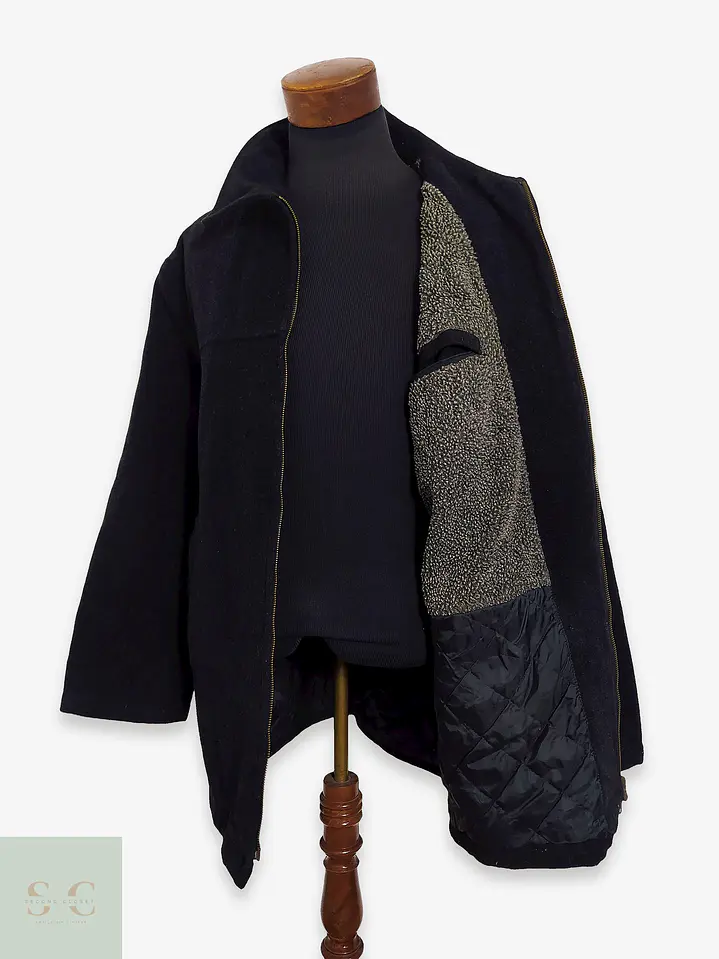 Abrigo Chaquetón Pull & Bear Lana Hombre TALLA XL 1