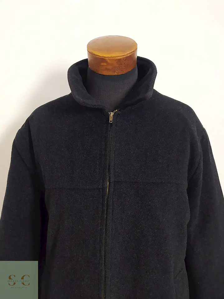 Abrigo Chaquetón Pull & Bear Lana Hombre TALLA XL 3