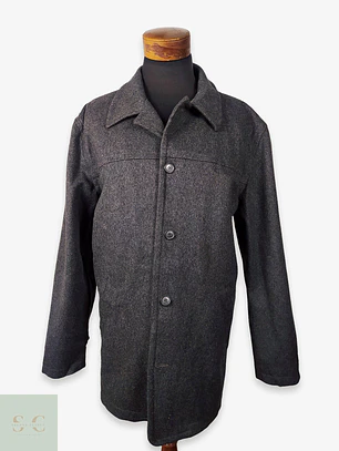 Abrigo lana hombre Talla XXL J CREW PLOMO - GG21