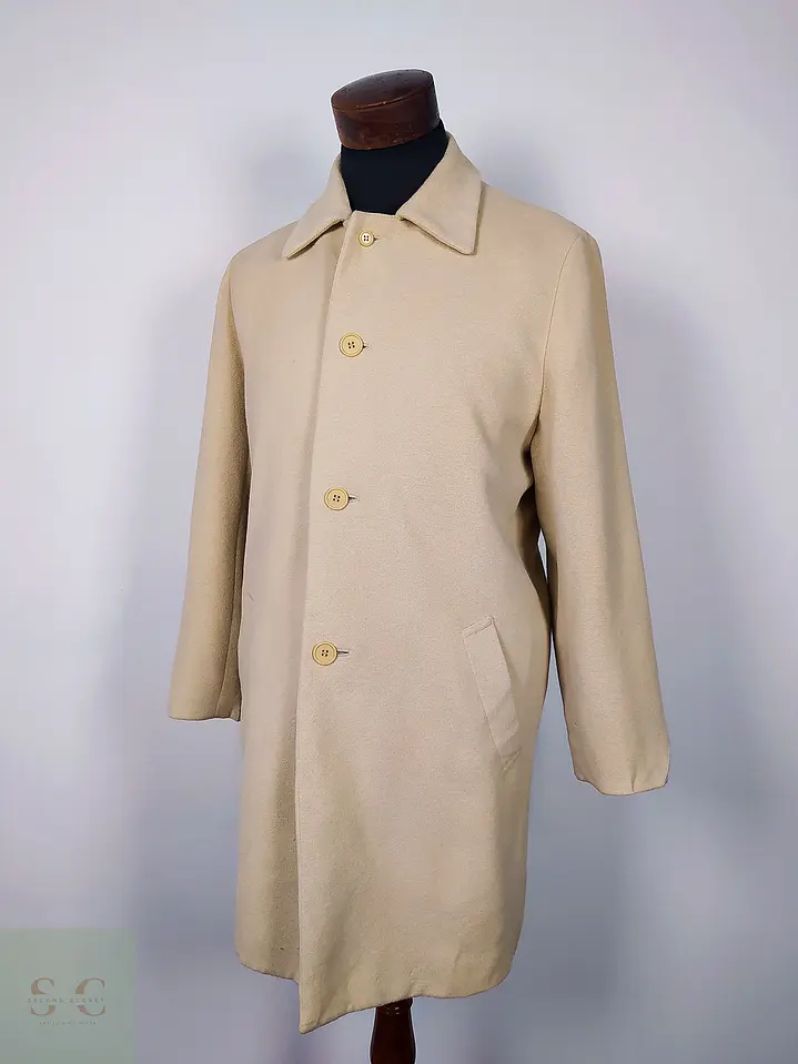 Abrigo Japonés lana y angora crudo Talla SM Kinari 13  3
