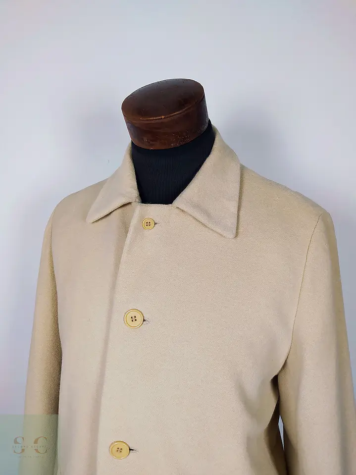 Abrigo Japonés lana y angora crudo Talla SM Kinari 13  4