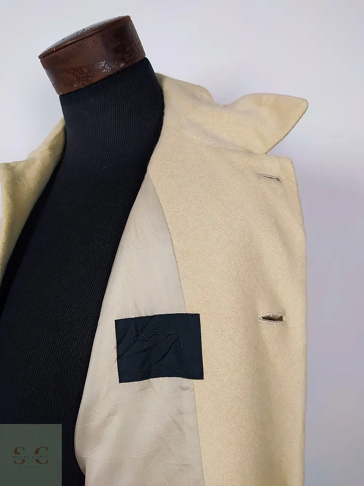 Abrigo Japonés lana y angora crudo Talla SM Kinari 13  8