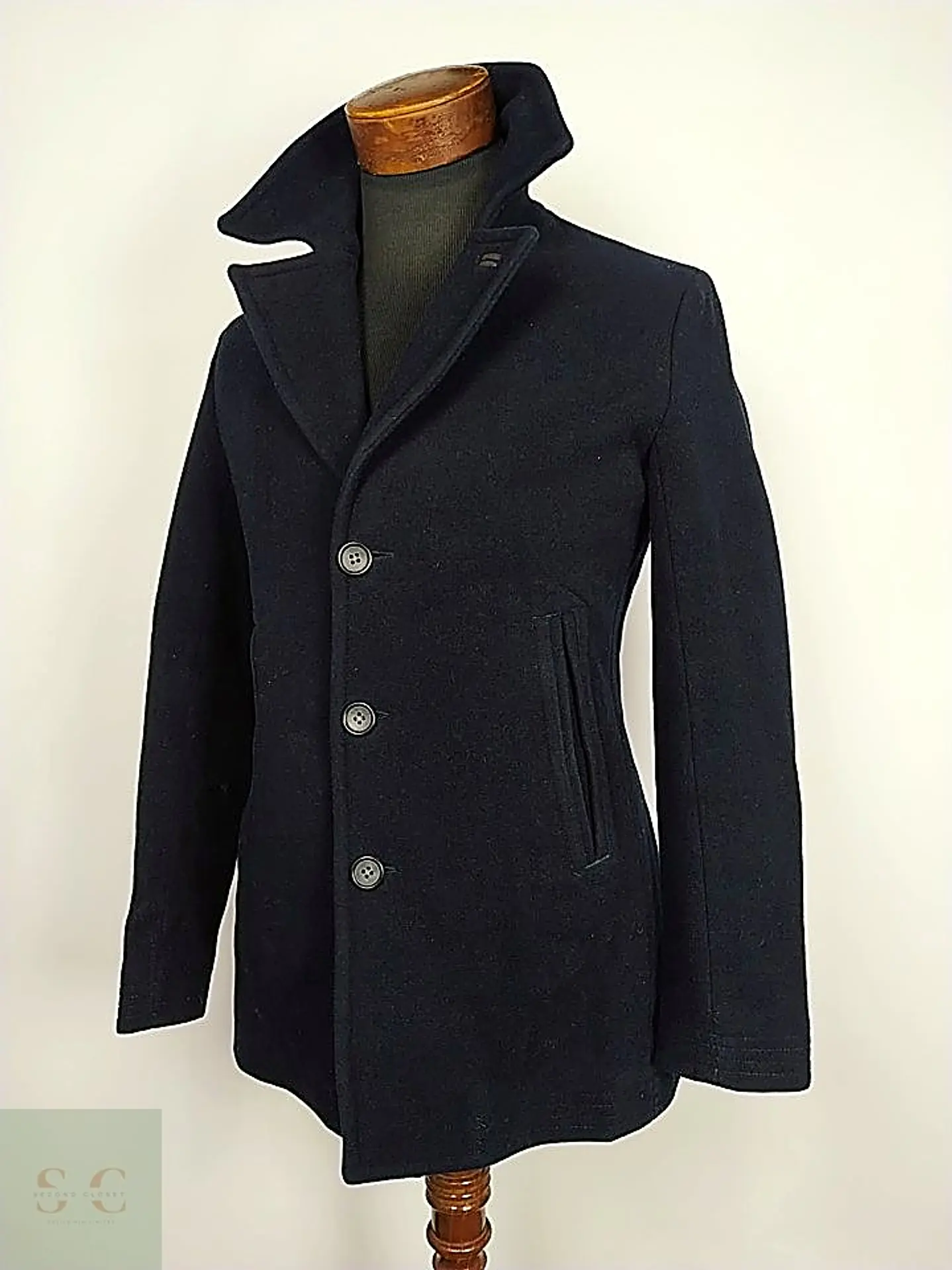 Abrigo Corto en Paño de Lana UNITED ARROWS Talla S 3